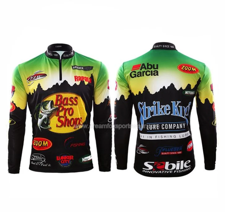 Sublimated zoo ntev ntev tsho Nuv ntses Polo Tsho Tsho